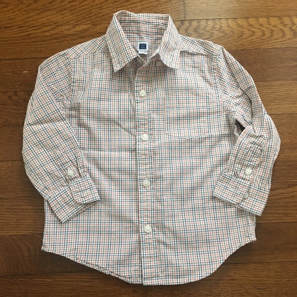 18 month white button down shirt
